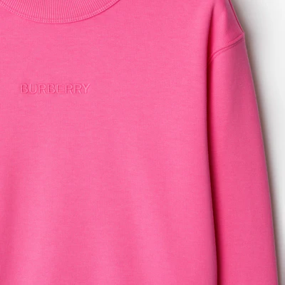 (Women) Burberry SS24 Logo Crewneck Sweatshirt in Bubblegum Pink. 80847751 Purchase (Women) Burberry SS24 Logo Crewneck Sweatshirt in Bubblegum Pink. 80847751