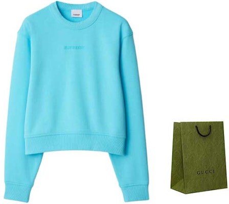 (Women) Burberry SS24 Logo Embroidered Crewneck Sweatshirt Light Blue Topaz. 80847761 Shop (Women) Burberry SS24 Logo Embroidered Crewneck Sweatshirt Light Blue Topaz. 80847761