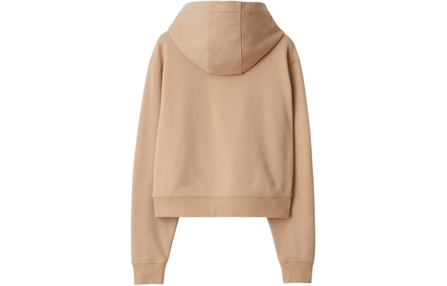 Lookbook (W) 버버리 SS24 로고 자수 후디 소프트 옐로우 베이지. 80843921