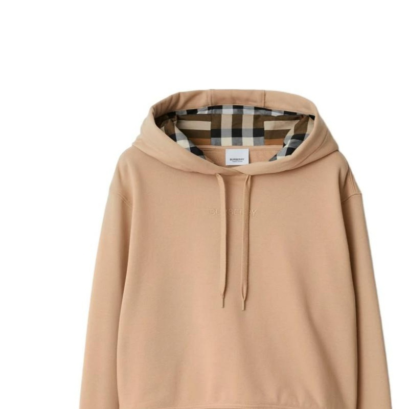 Details for (W) 버버리 SS24 로고 자수 후디 소프트 옐로우 베이지. 80843921