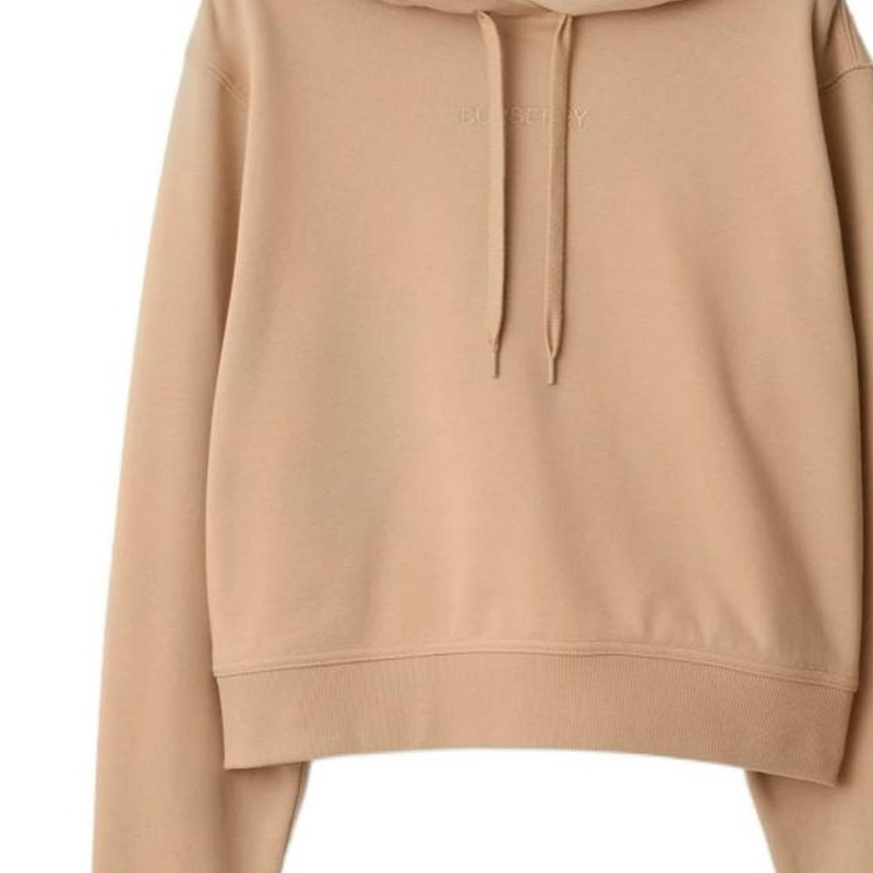 Sizing (W) 버버리 SS24 로고 자수 후디 소프트 옐로우 베이지. 80843921