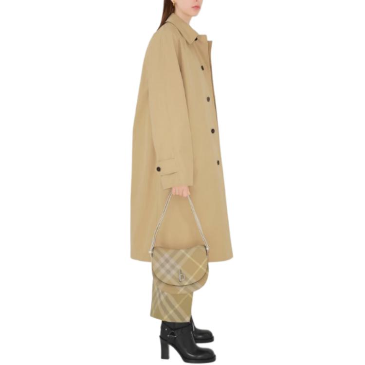 Details for (Women) Burberry SS24  Long-Sleeve Single-Breasted Mid-Length Coat Beige. 80839871