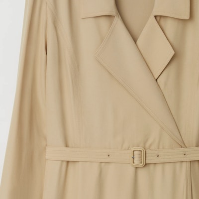 (W) 博柏利 SS24 杏仁米色长袖束腰连衣裙 80843021 Purchase (W) 博柏利 SS24 杏仁米色长袖束腰连衣裙 80843021