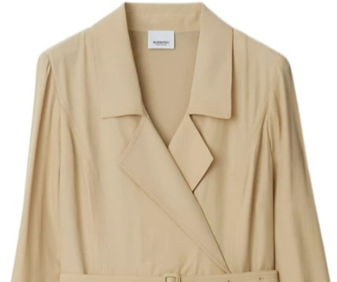 (W) 博柏利 SS24 杏仁米色长袖束腰连衣裙 80843021 Details for (W) 博柏利 SS24 杏仁米色长袖束腰连衣裙 80843021