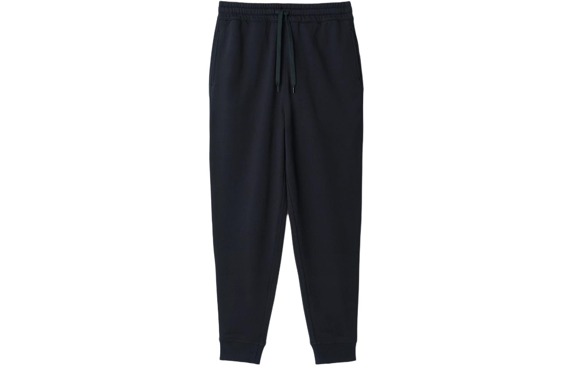 Order (W) Burberry SS24 Navy Blue Jogger Seluar Knit Ikat Pinggang Solid. 80847681