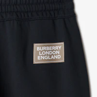 Purchase (Women) Burberry SS24 Navy Blue Solid Drawstring Jogger Knit Sweatpants 80847681