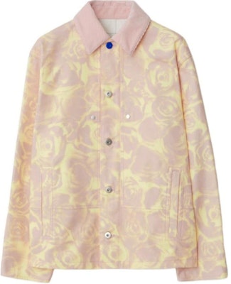 (W) Chaqueta Burberry SS24 Rosa Floral de Manga Larga con Botones. 80836731 Order (W) Chaqueta Burberry SS24 Rosa Floral de Manga Larga con Botones. 80836731