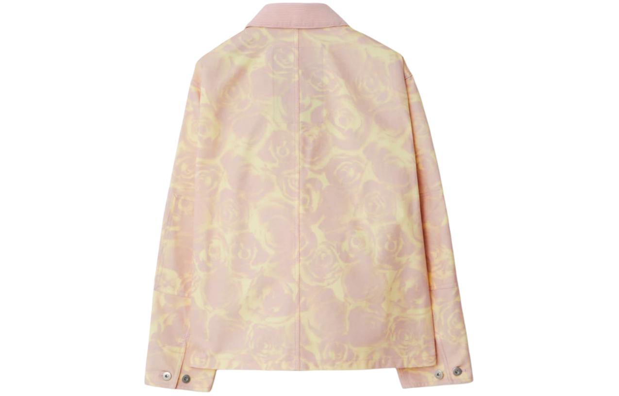 Lookbook (W) Chaqueta Burberry SS24 Rosa Floral de Manga Larga con Botones. 80836731
