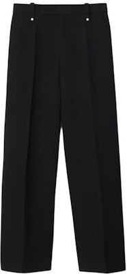 (Women) Burberry SS24 Relaxed Fit Black Straight-Leg Casual Pants. 80774591 Order (Women) Burberry SS24 Relaxed Fit Black Straight-Leg Casual Pants. 80774591