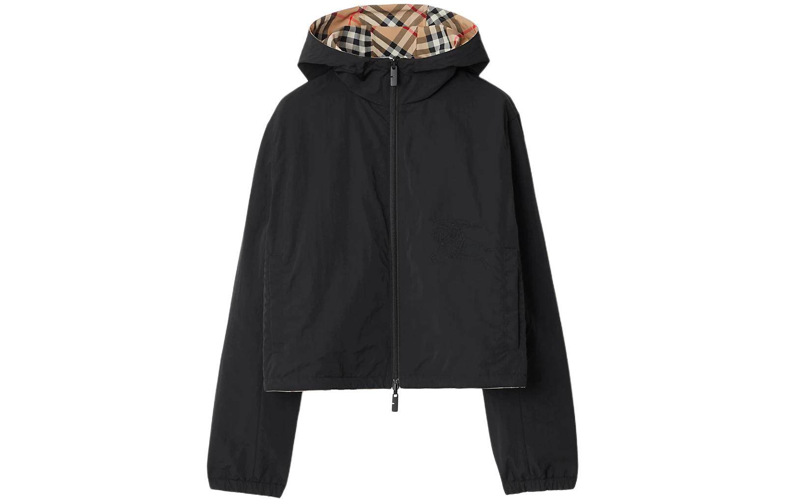 Lookbook (W) 博柏利 SS24 可翻转格纹连帽拉链夹克 多色. 80872291