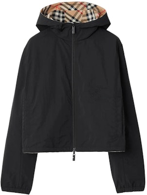 (W) 博柏利 SS24 可翻转格纹连帽拉链夹克 多色. 80872291 Lookbook (W) 博柏利 SS24 可翻转格纹连帽拉链夹克 多色. 80872291