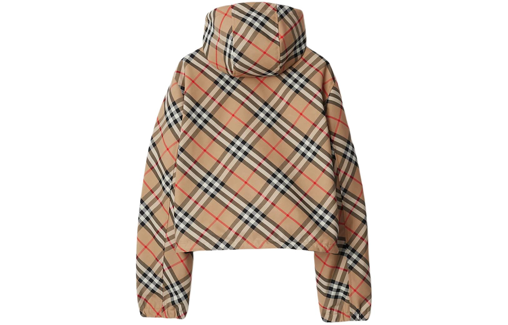 Shop (W) 博柏利 SS24 可翻转格纹连帽拉链夹克 多色. 80872291