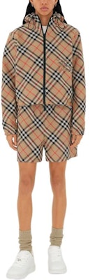 (W) 博柏利 SS24 可翻转格纹连帽拉链夹克 多色. 80872291 Details for (W) 博柏利 SS24 可翻转格纹连帽拉链夹克 多色. 80872291