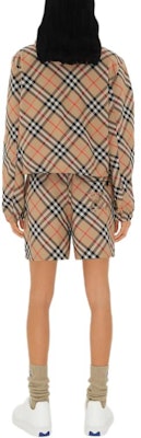 (W) 博柏利 SS24 可翻转格纹连帽拉链夹克 多色. 80872291 Sizing (W) 博柏利 SS24 可翻转格纹连帽拉链夹克 多色. 80872291