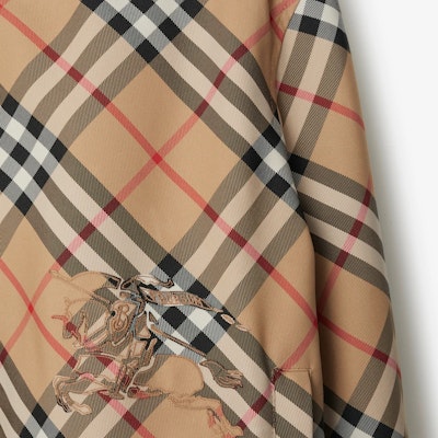 (W) 博柏利 SS24 可翻转格纹连帽拉链夹克 多色. 80872291 1