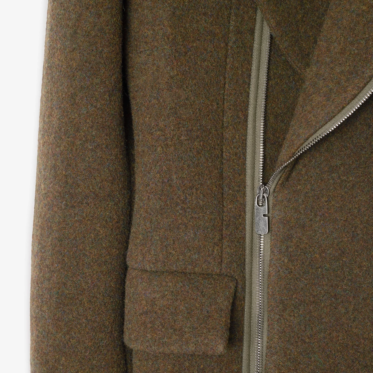 (Women) Burberry SS24  Solid Color Zipper Mid-Length Coat in Dark Brown 80949121 圖 7