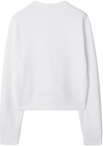 (W) バーバリー SS24 ホワイト クルーネック 長袖 スウェットシャツ。 80843891 Lookbook (W) バーバリー SS24 ホワイト クルーネック 長袖 スウェットシャツ。 80843891
