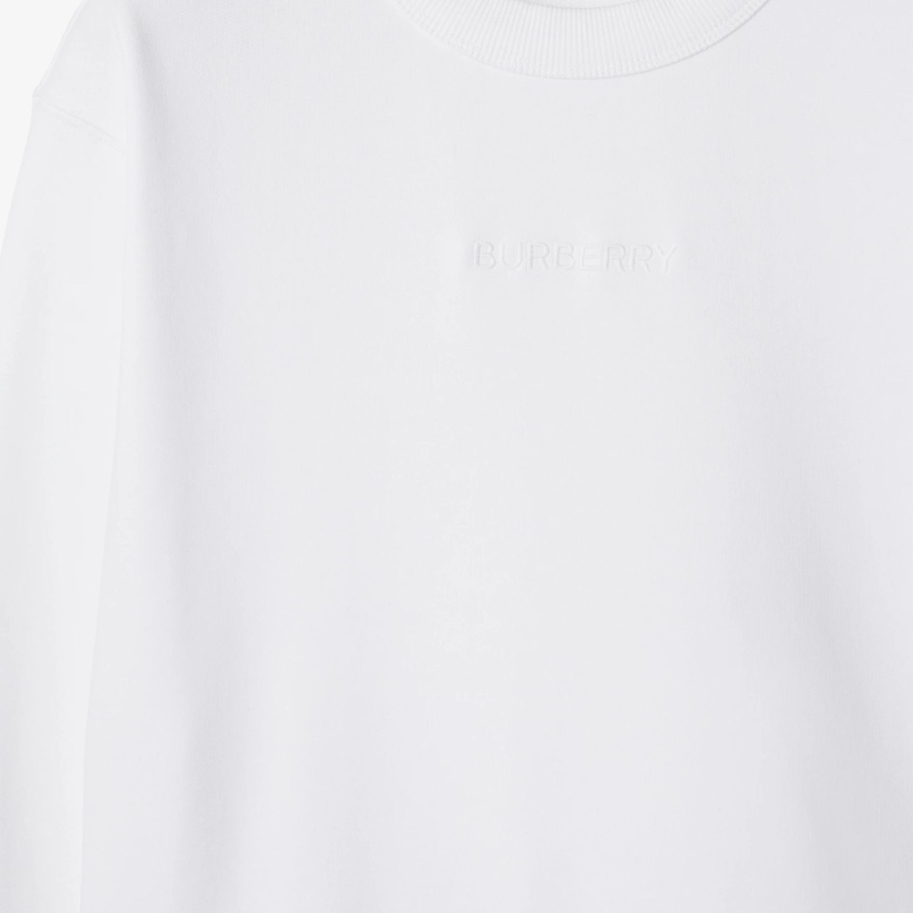 Purchase (W) Burberry SS24 白色圓領長袖上衣運動衫. 80843891