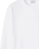 (W) Burberry SS24 白色圓領長袖上衣運動衫. 80843891 Sizing (W) Burberry SS24 白色圓領長袖上衣運動衫. 80843891