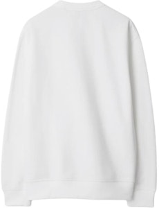 (W) バーバリー SS24 ホワイトロゴプリント クルーネック長袖スウェットシャツ 80843531 Lookbook (W) バーバリー SS24 ホワイトロゴプリント クルーネック長袖スウェットシャツ 80843531