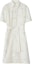 Order (W) Burberry SS24 Vestido Polo Blanco con Estampado de Cisne Manga Corta Mujer. 80961761