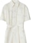 Shop (W) Burberry SS24 Vestido Polo Blanco con Estampado de Cisne Manga Corta Mujer. 80961761