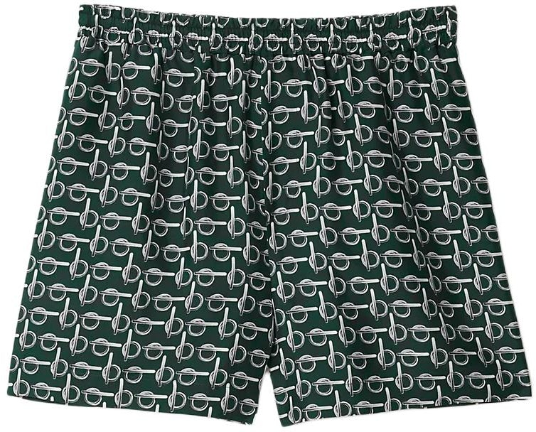 women-burberry-ss-24-all-over-print-elastic-waist-straight-shorts-green-80907151