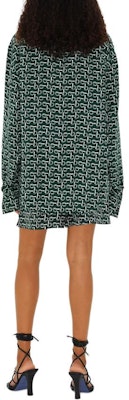 (W) Burberry SS24 Pantalones Cortos Verdes Estampados Cintura Elástica Recta 80907151 Purchase (W) Burberry SS24 Pantalones Cortos Verdes Estampados Cintura Elástica Recta 80907151