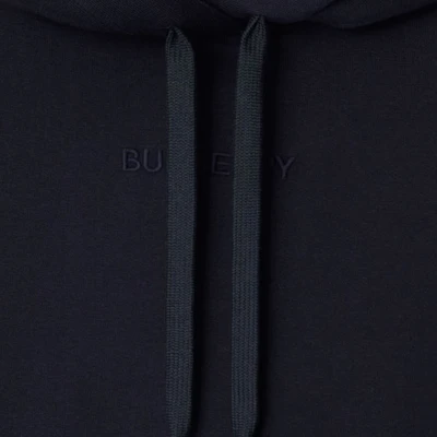 (W) Burberry SS24 經典海軍藍刺繡Logo女款連帽衫 80843931 Details for (W) Burberry SS24 經典海軍藍刺繡Logo女款連帽衫 80843931