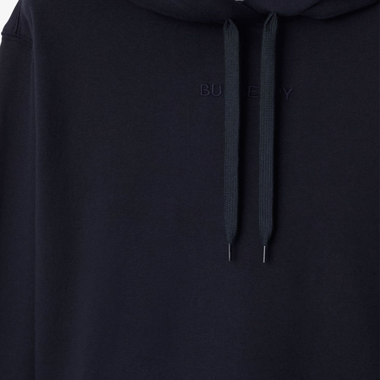 Sizing (W) 博柏利 SS24 经典海军蓝刺绣标志女款连帽衫. 80843931