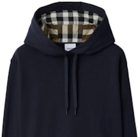 (W) Burberry SS24 Hoodie Biru Navy Logo Sulaman Wanita. 80843931 Cheap (W) Burberry SS24 Hoodie Biru Navy Logo Sulaman Wanita. 80843931