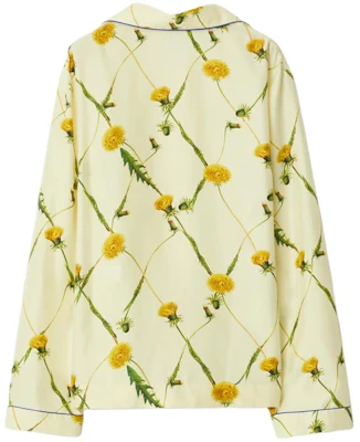 (W) 博柏利 SS24 蒲公英印花长袖衬衫 杏色款 80829861 Lookbook (W) 博柏利 SS24 蒲公英印花长袖衬衫 杏色款 80829861