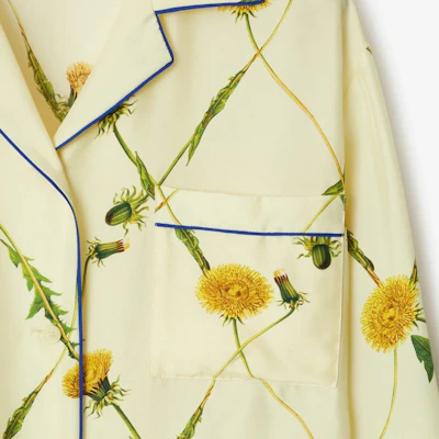 (W) 博柏利 SS24 蒲公英印花长袖衬衫 杏色款 80829861 Sizing (W) 博柏利 SS24 蒲公英印花长袖衬衫 杏色款 80829861