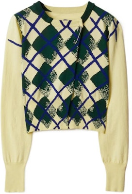 (W) 博柏利 SS24 菱形针织圆领毛衣 女士番石榴粉色. 80809241 Buy (W) 博柏利 SS24 菱形针织圆领毛衣 女士番石榴粉色. 80809241