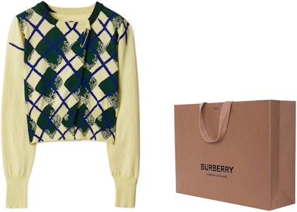 (W) 博柏利 SS24 菱形针织圆领毛衣 女士番石榴粉色. 80809241 Shop (W) 博柏利 SS24 菱形针织圆领毛衣 女士番石榴粉色. 80809241