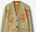 Details for (W) Burberry SS24 馬術徽標V領長袖針織毛衣 米色 80951831