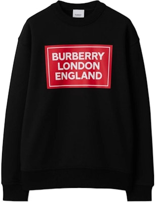 (Women) Burberry SS24 Letter Print Crewneck Pullover Sweatshirt Women Black 80843511 Order (Women) Burberry SS24 Letter Print Crewneck Pullover Sweatshirt Women Black 80843511