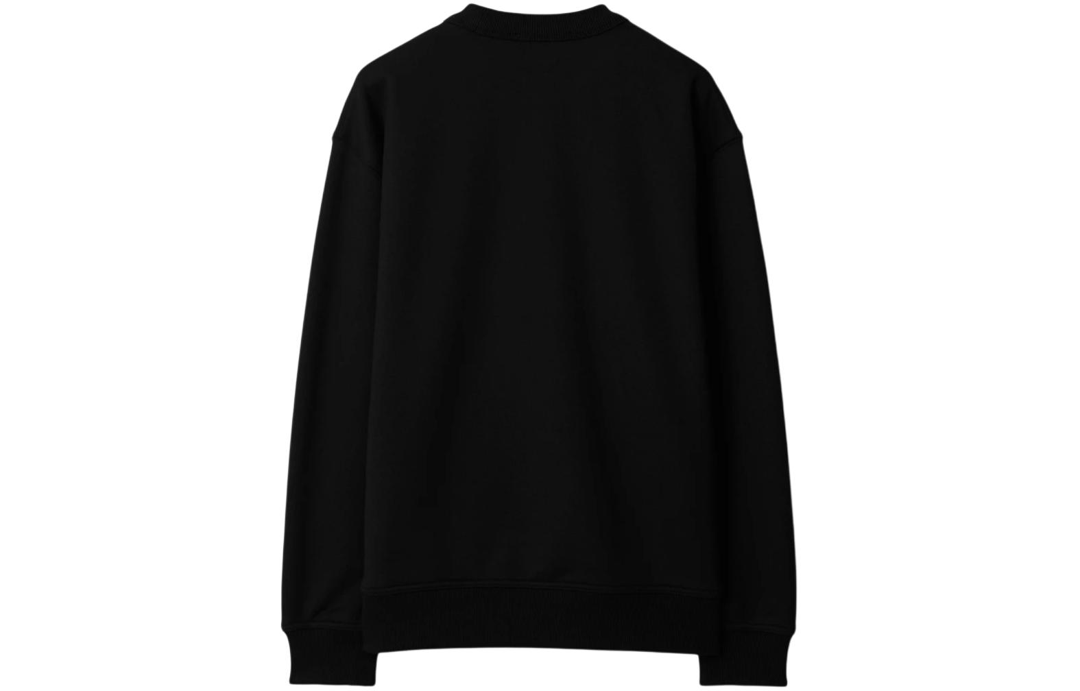 Lookbook (W) バーバリー SS24 レタープリント クルーネック プルオーバー スウェットシャツ ブラック レディース 80843511