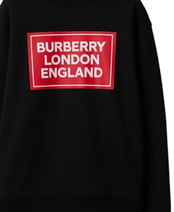 (W) バーバリー SS24 レタープリント クルーネック プルオーバー スウェットシャツ ブラック レディース 80843511 Cheap (W) バーバリー SS24 レタープリント クルーネック プルオーバー スウェットシャツ ブラック レディース 80843511