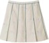 Order (Women) Burberry SS24 Pleated Graphic Print Zip Casual Skirt Women Beige. 80949791