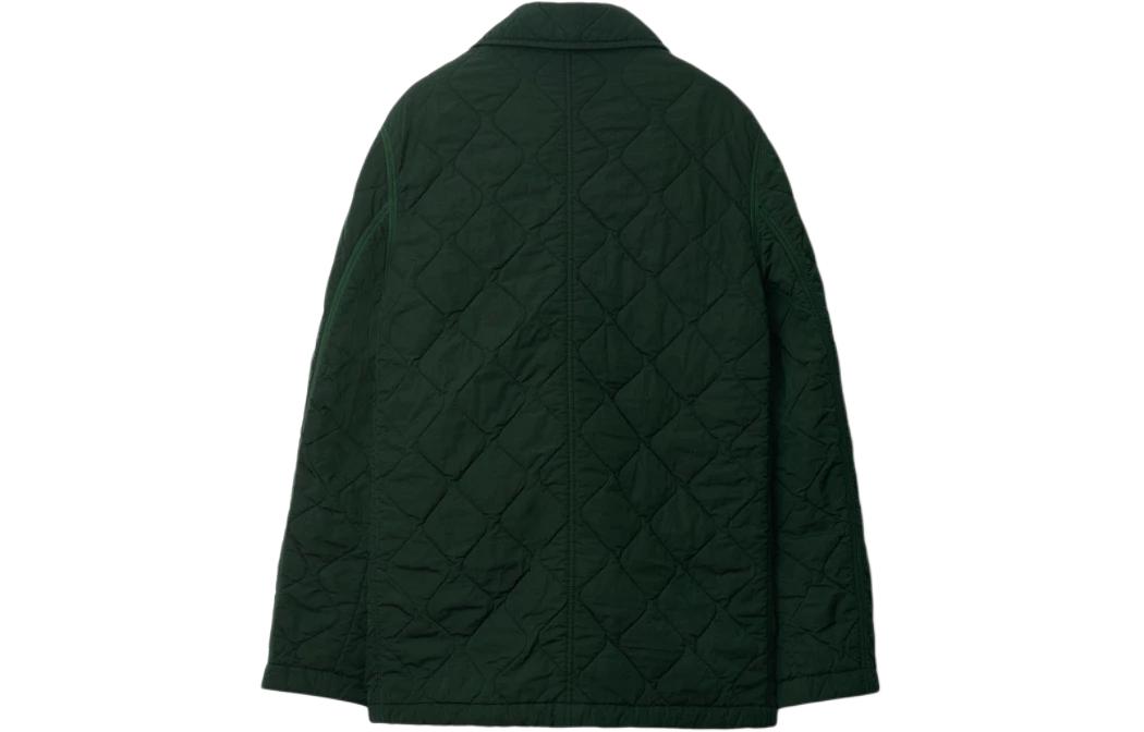 Lookbook (W) Burberry SS24 綠色常春藤棉質長袖菱格外套 80811071