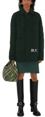 (Women) Burberry SS24 Quilted Long Sleeve Cotton Jacket Ivy Green 80811071 Shop (Women) Burberry SS24 Quilted Long Sleeve Cotton Jacket Ivy Green 80811071