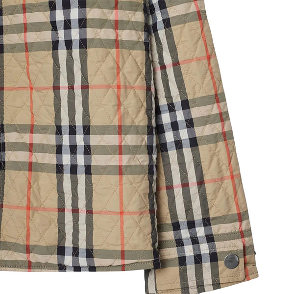 (Women) Burberry SS24 Reversible Quilted Cotton Jacket for Women - Black. 80938871 圖 7