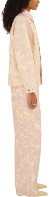 (Women) Burberry SS24 Rose Print Relaxed Fit Workwear Pants Women Dusky Pink. 80838851 Sizing (Women) Burberry SS24 Rose Print Relaxed Fit Workwear Pants Women Dusky Pink. 80838851