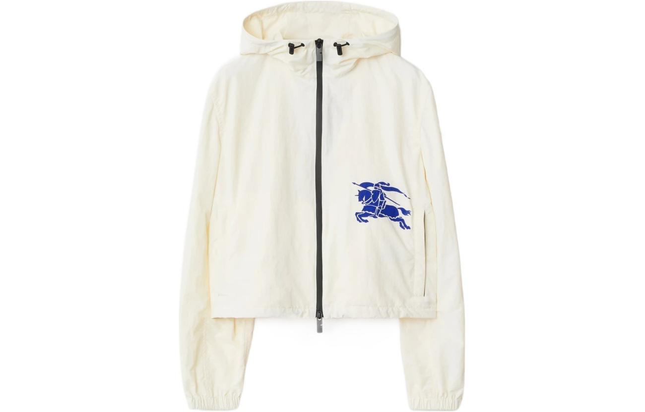 Order (W) Sudadera con Capucha con Cremallera Beige Burberry SS24 Salisbur Knight Logo. 80903961