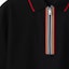 Purchase (W) Polo Burberry SS24 Negra a Rayas con Media Cremallera y Corte Relajado. 80844251
