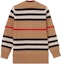 Lookbook (Women) Burberry SS24 Striped V-Neck Button-Up Knit Cardigan Khaki - . 80843281