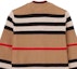 Details for (Women) Burberry SS24 Striped V-Neck Button-Up Knit Cardigan Khaki - . 80843281