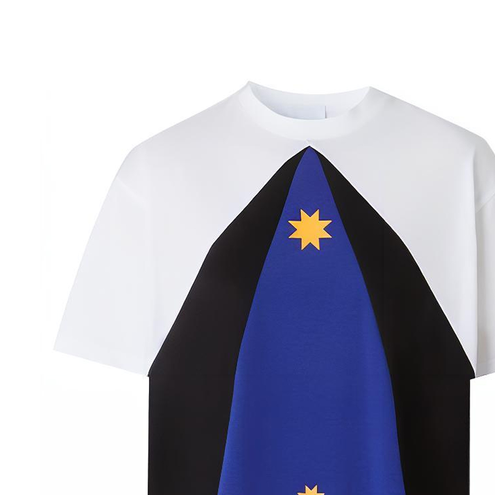 (Women) Burberry Star Print Crew Neck T-Shirt White FW21 80471301 圖 6