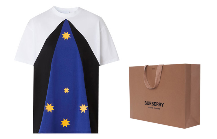 (Women) Burberry Star Print Crew Neck T-Shirt White FW21 80471301 圖 8